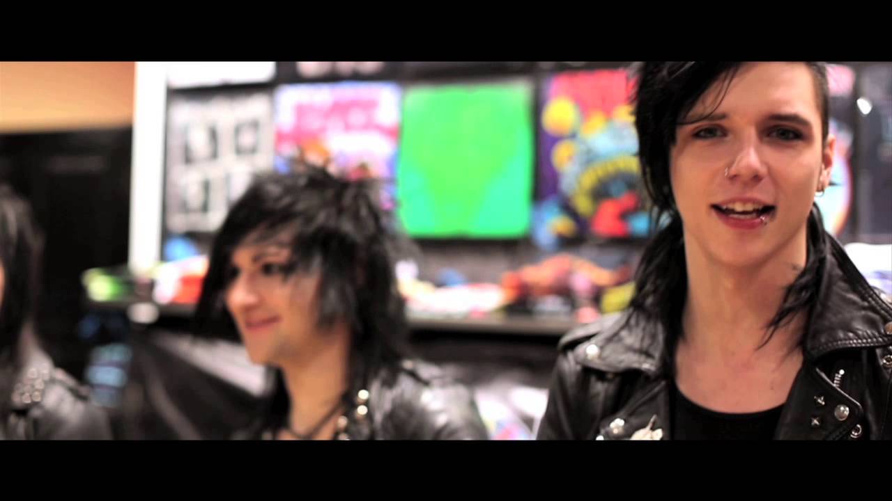 Black Veil Brides in store signing at Pulp Manchester 04/02/13