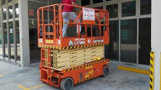 10m Scissor Lift Training Video  Operation