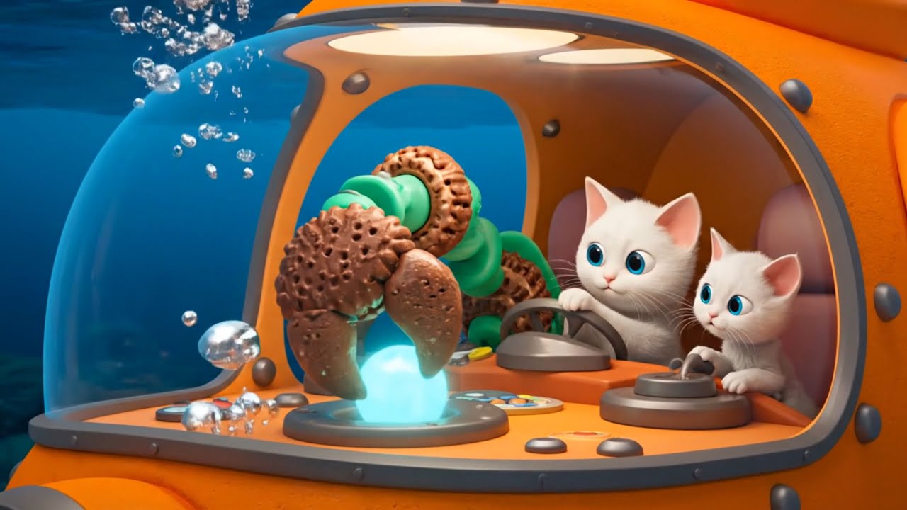 Mama Cat and Kitten: Escaping the Fizzy Orange Soda Whirlpool