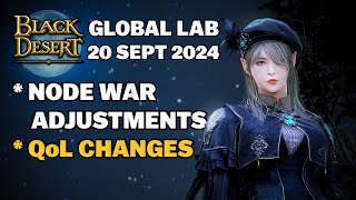 🔔 BDO | Arena of Arsha Changes | Node War Changes | Class Bug Fixes | Global Lab September 20, 2024