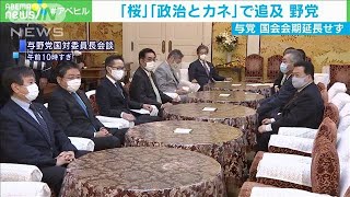 与党、国会延長せず　野党“桜”“献金疑惑”追及へ(2020年12月3日)