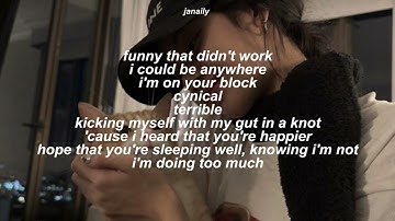 mess it up - gracie abrams [speed up] lyrics