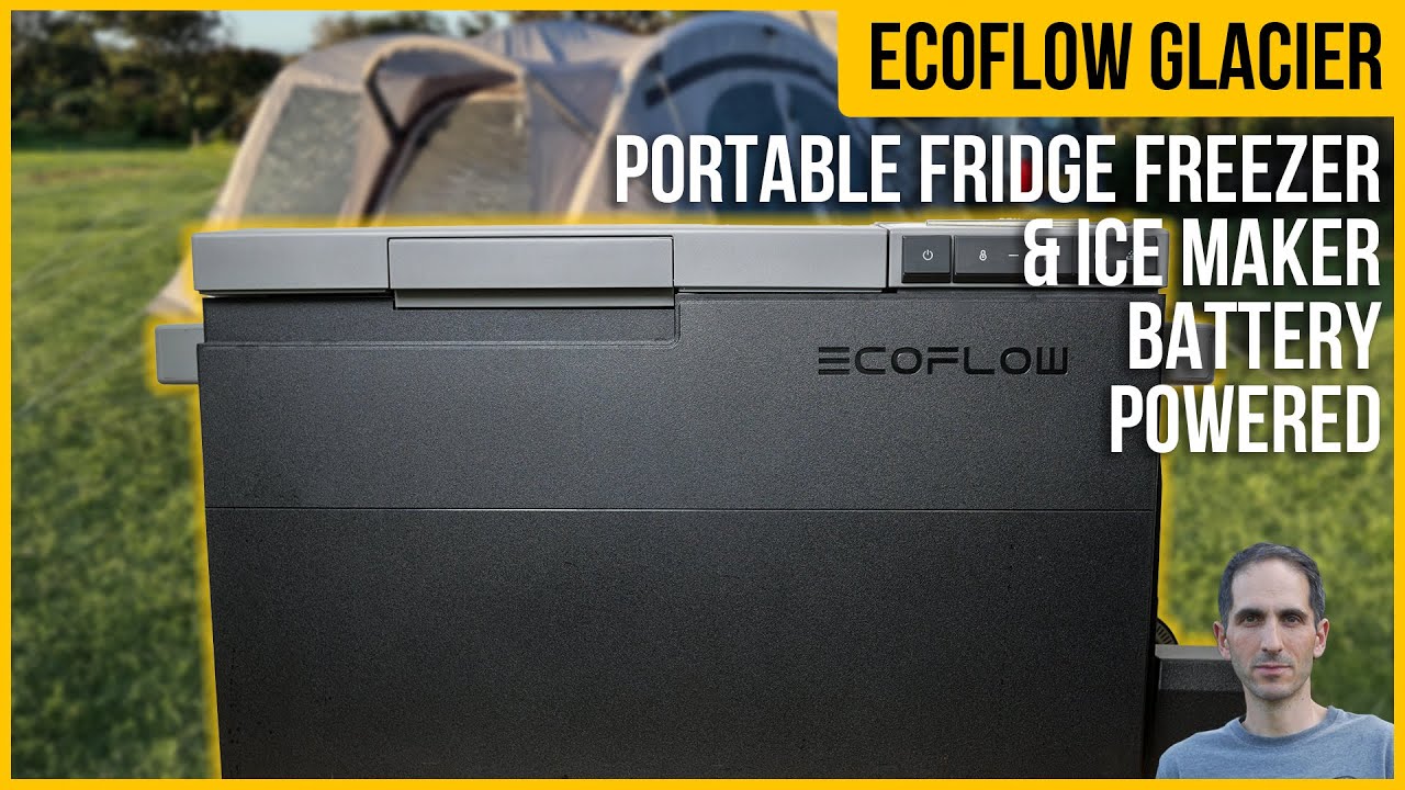 EcoFlow Glacier Battery Powered Fridge, Freezer, and Ice-Maker All in One