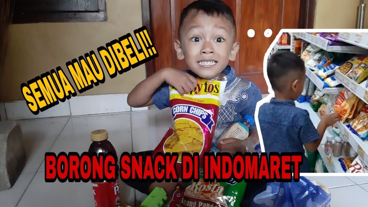 BORONG SNACK DI INDOMARET! YouTube