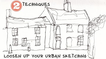 Mijn favoriete lijnwerktechnieken voor losse stedelijke schetsen
