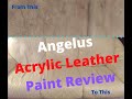 Angelus Leather Paint Review