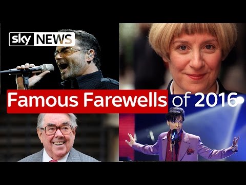 Famous Farewells Of 2016