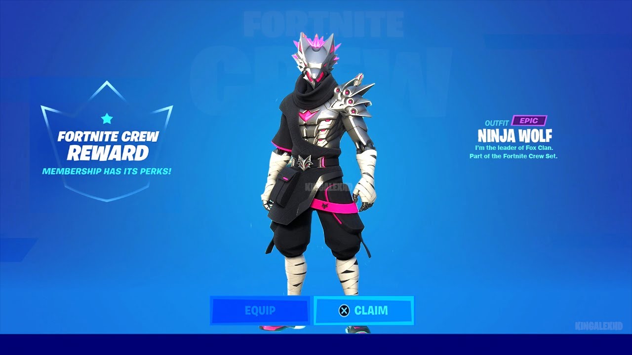 How To Get The Burning Wolf Skin Crew Pack FREE In Fortnite! (New