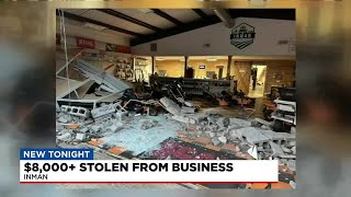 Thousands of dollars in merchandise stolen from Inman business