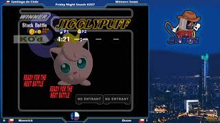 FNS #207 SSBM - Maverick (Marth) vs Doom (Jigglypuff) - Winners Semis