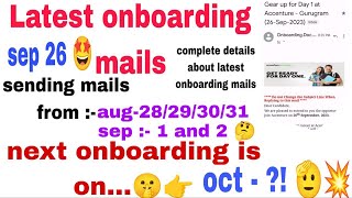 Accenture latest onboarding update|| ASE|AASE|SASA|PADA|| next onboarding is on october