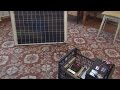 Солнечная мини электростанция. Mini solar power station