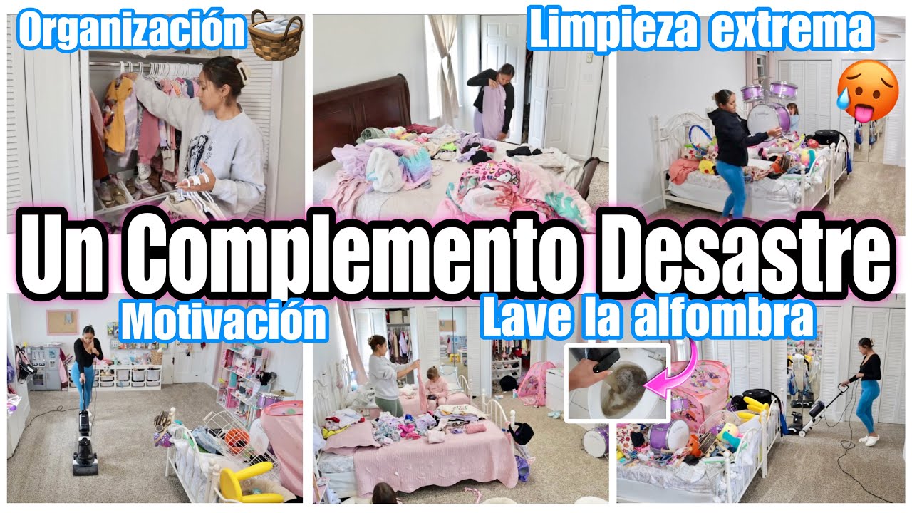 ✅*NUEVO* LIMPIEZA EXTREMA Y PROFUNDA🥵UN COMPLETO DESASTRE😳LIMPIEZA DESPUÉS DE 2 SEMANAS SIN LIMPIAR😨