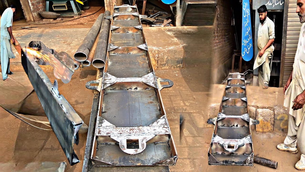 Leveler Frame How Land Leveler Frame is Manufactured from Metal Sheet | Complete ...