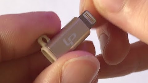 Have a Lightning Cable with you Always!! Micro USB to Lightning Adapter