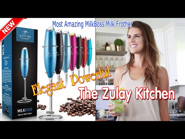 The Zulay Kitchen - Elegant Powerful - Most Amazing MilkBoss Milk Frother 
