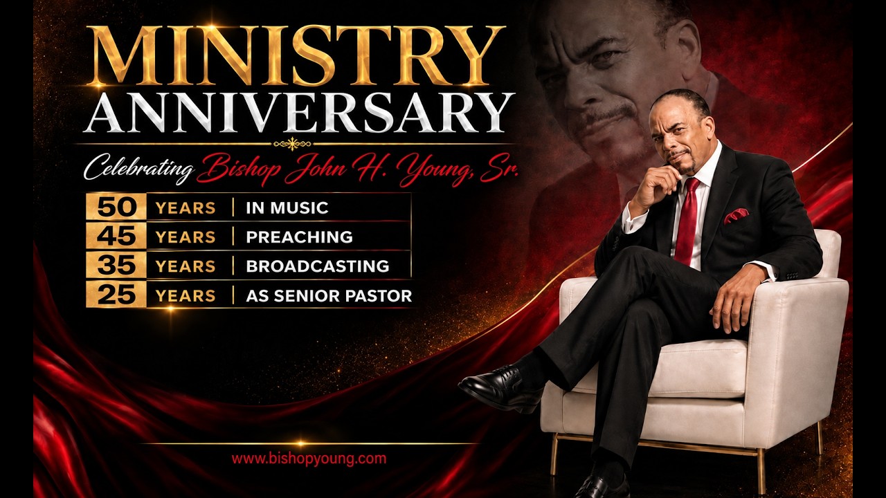 Bishop John Young Ministerial Anniversary |  Special Guest: Rev. J.R. Christopher