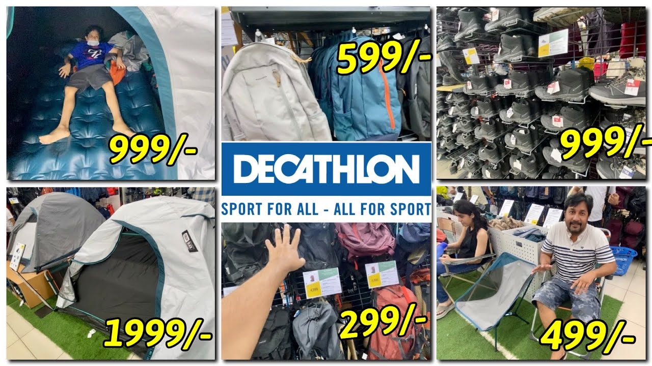 New Trip ki Planning Best Camping Tent & Gear in Decathlon DECATHLON TOUR Delhi Trekking