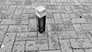 Minecraft: a Torch (2) (black and white)
