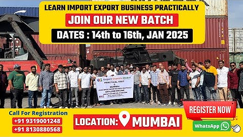 Learn Import Export Businessin Mumbai | Import Export Course in Mumbai | #mumbai