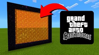 How To Make A Portal To The GTA San Andreas Dimension in Minecraft!