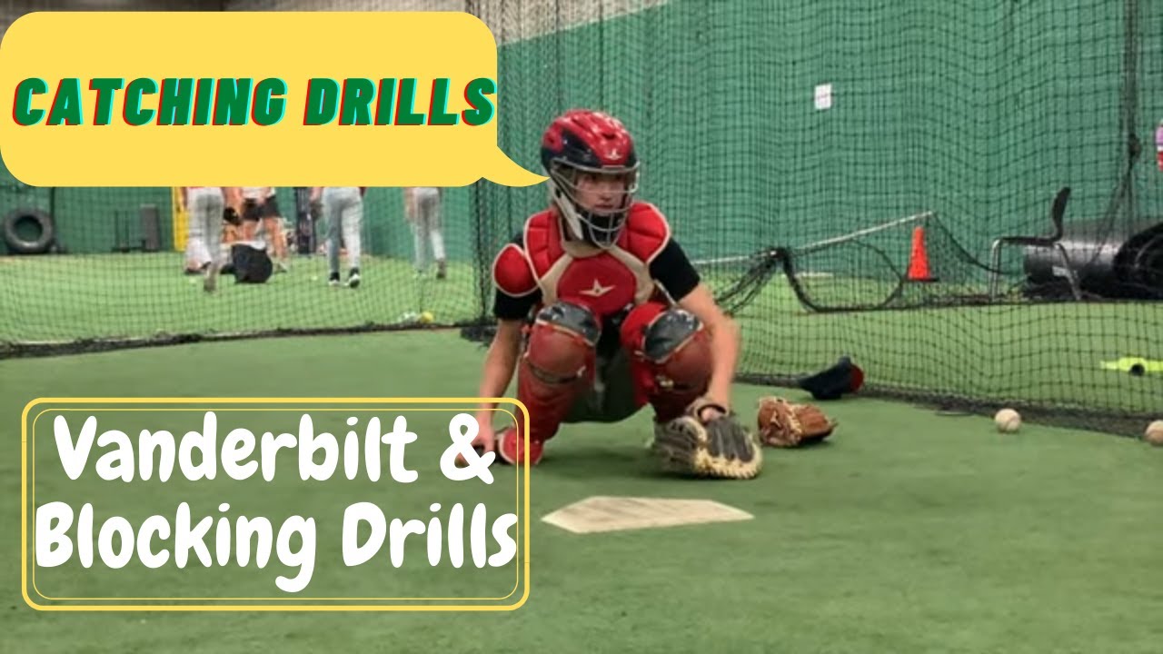 Baseball catcher drills Vanderbilt drills YouTube