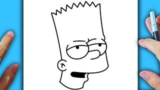 CÓMO DIBUJAR A BART SIMPSON