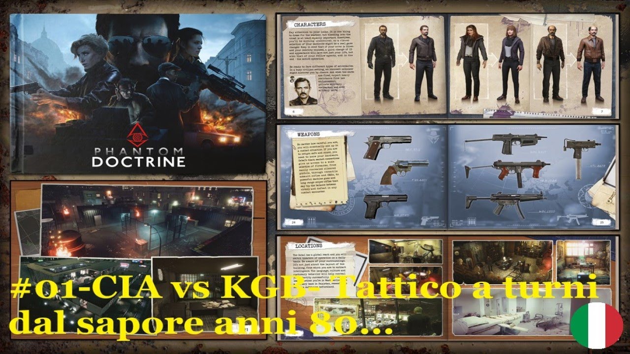 Phantom Doctrine - GamePlay ITA - CIA vs KGB !! Tattico a Turni di spionaggio in piena Guerra Fredda