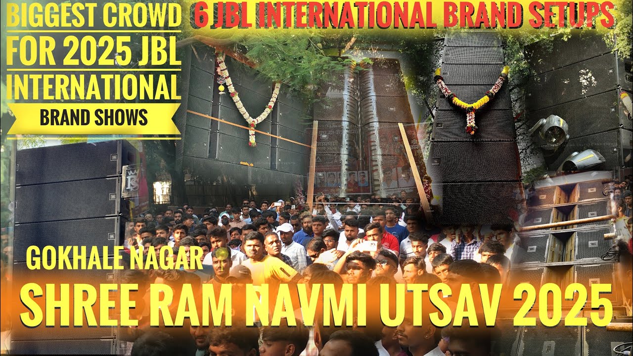 ALL JBL SETUPS GOKHALE NAGAR 📍 PUNE | shree ram navmi utsav 2025