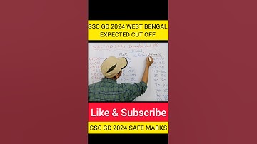 SSC GD 2024 Expected Cut Off😱 #shorts #short #sscgd #viral #ssc #trending #shortvideo #bsf #ytshorts