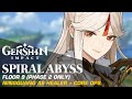 #Traveller Genshin Impact: Spiral Abyss Floor 9 (Phase 2 Only) Ningguang as Core DPS