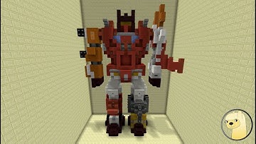 Minecraft - How To Build Transformers G1 Computron!
