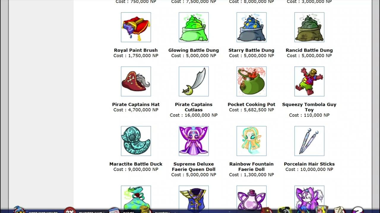 Neopets The Hidden Tower Stock (7 January 2023 Saturday) YouTube