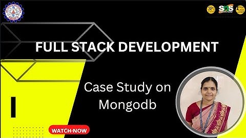CASE STUDY ON MONGODB | SUSMITHA S | SNS INSTITUTIONS