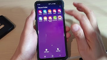 Galaxy S10 / S10+: How to Share Contacts / Calendar Between Secure Folder and Outside