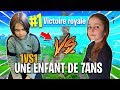 Je 1vs1 une enfant de 7 ans meilleur que ninja sur fortnite 