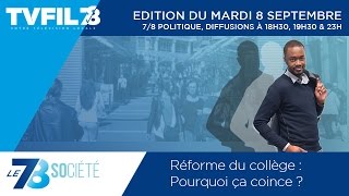 Le 7/8 Société – Réforme du collège : Pourquoi ça coince ?