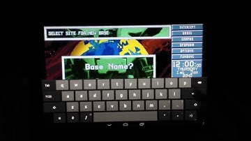 X-Com TFTD running on Nexus 10 using DosBox Turbo
