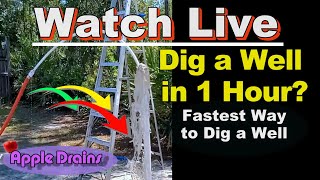 Fastest Way to Dig a Well - LIVE STREAM