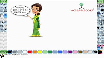 Tux Paint - Bricks Magic Tool in Tux Paint in Windows 10