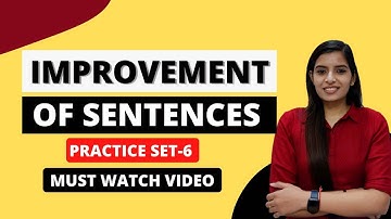 Practice Set - 6II Improvement of Sentences II High Court LDC Exam II Learn  With Rajani II