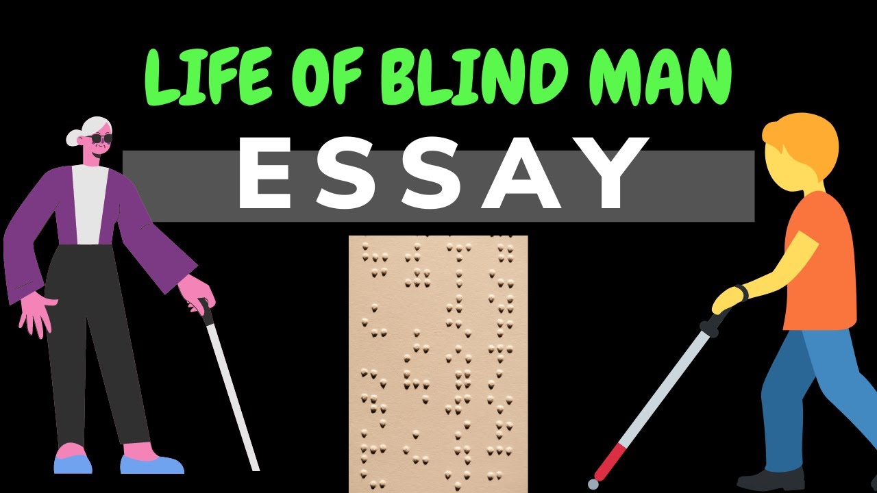 essay about blind person