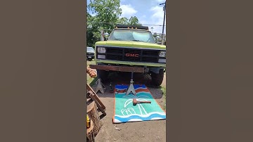 Square body GMC custom front bumper pt2 #454 #4x4 #custom #build #diy #metal #gmc #welding #fire