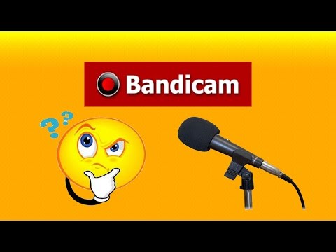 Как настроить запись звука в Bandicam?