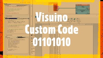 Visuino Custom Code 01101010 Part 106 - Includes, Defines, Arrays, and custom library.