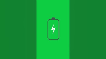 Battery low - Animated Element on greenscreen