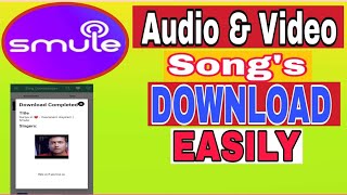 How to download smule Recording | How to download smule song | screenshot 2