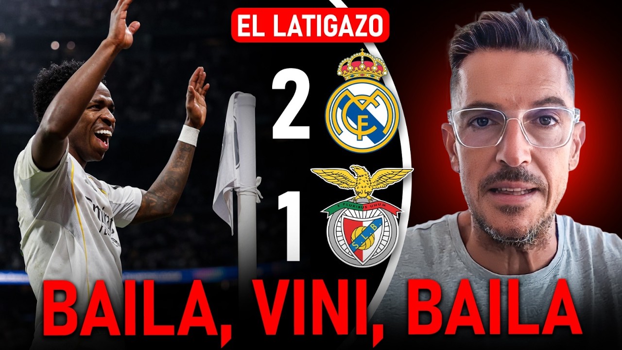 REAL MADRID – BENFICA | UN PASE SIN UN PASE Y VINICIUS ES EL ICONO