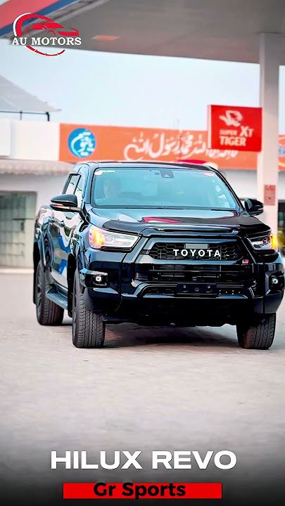 🔥 Toyota Hilux Revo GR-Sport – Metallic Black Beast! 🔥