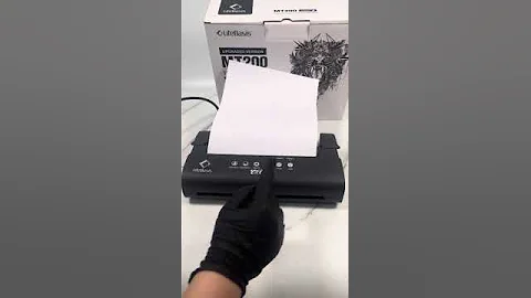 LifeBasis MT200 Tattoo Stencil Printer Printing  Demonstration #shorts  #tattoo